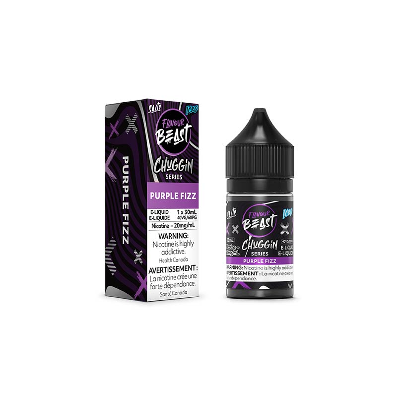 Chuggin Purple Sparkle Iced Salt by Flavour Beast E-Liquid - Bay Vape Canada