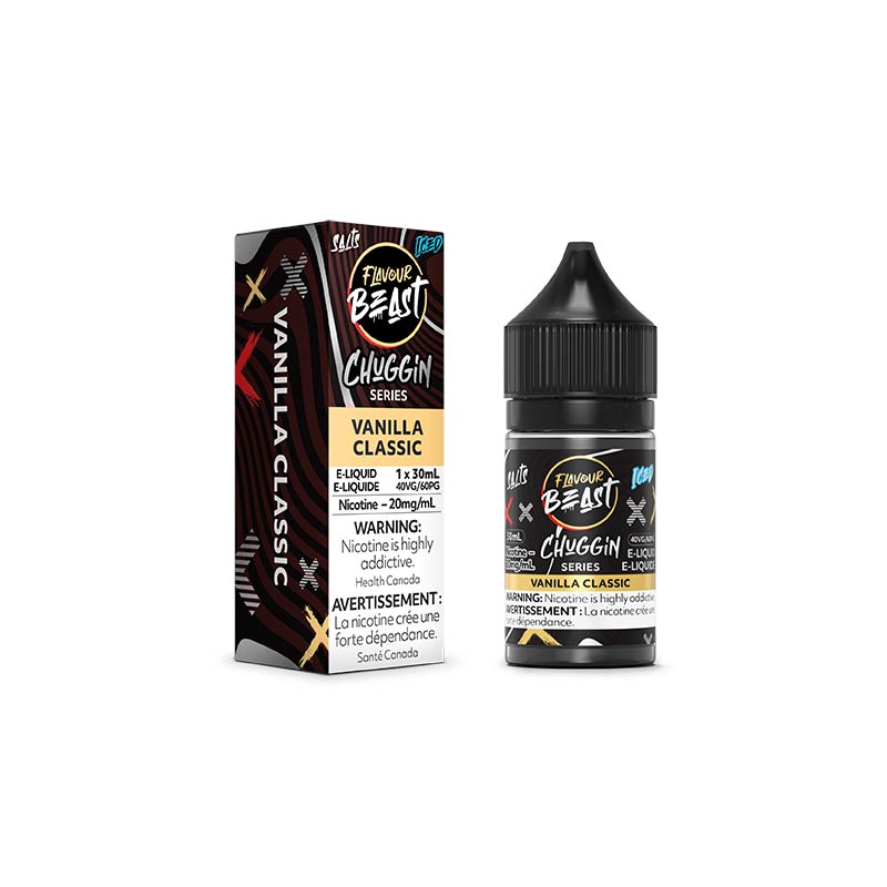 Chuggin Vanilla Classic Iced Salt by Flavour Beast E-Liquid - Bay Vape Canada