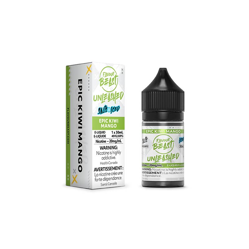 Flavour Beast E-Liquid Unleashed - Epic Kiwi Mango Iced (ON) - Bay Vape