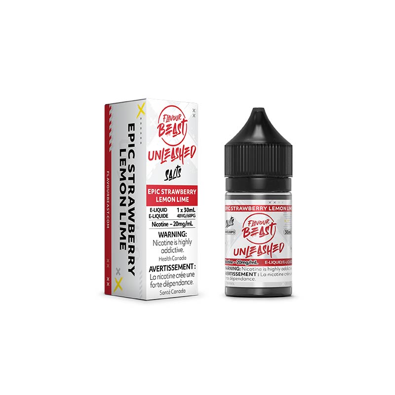 Flavour Beast E-Liquid Unleashed - Epic Strawberry Lemon Lime (ON) - Bay Vape