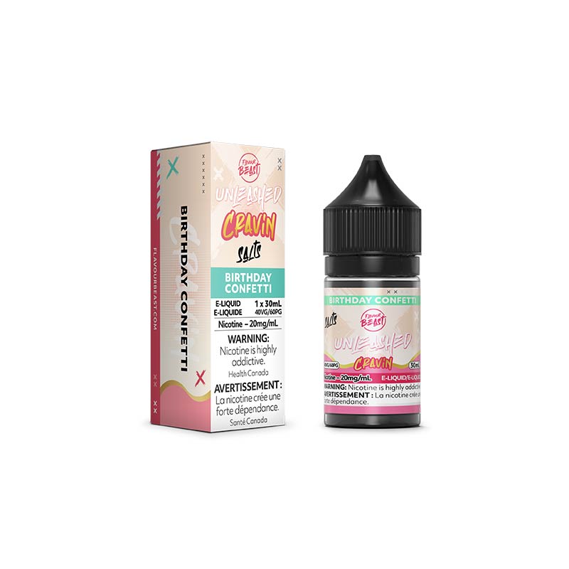 Birthday Confetti Salt by Flavour Beast E-Liquid Unleashed Cravin (AB) - Bay Vape