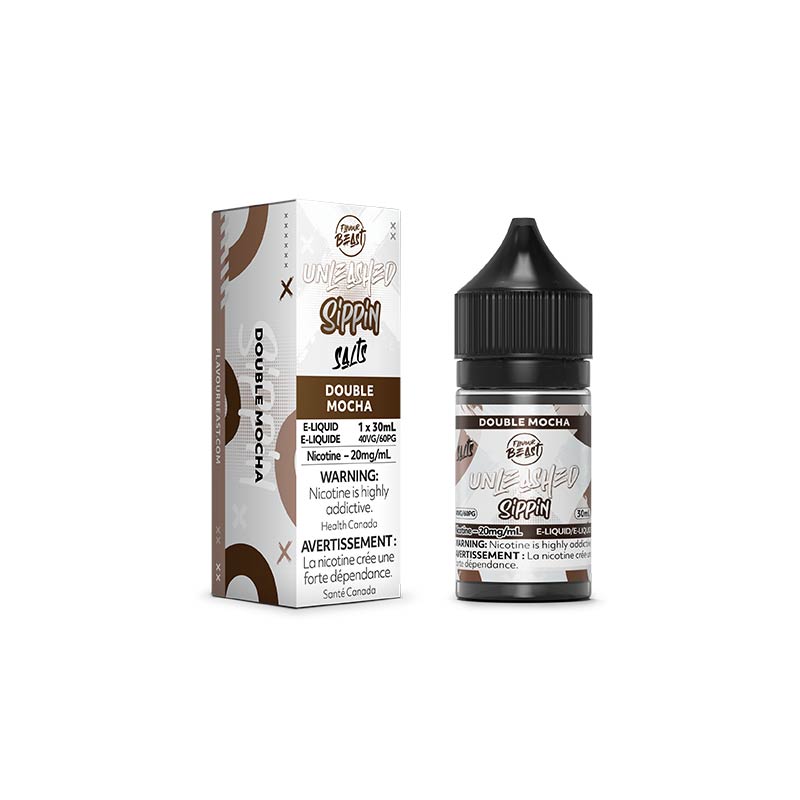 Double Mocha Salt by Flavour Beast E-Liquid Unleashed Sippin