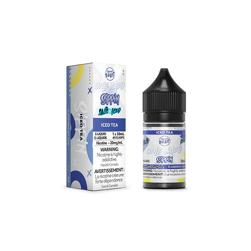 Iced Tea Salt by Flavour Beast E-Liquid Unleashed Sippin - Bay Vape