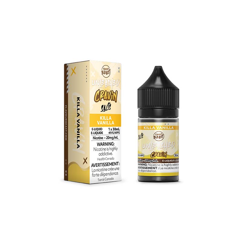 Killa Vanilla Salt by Flavour Beast E-Liquid Unleashed Cravin (ON) - Bay Vape