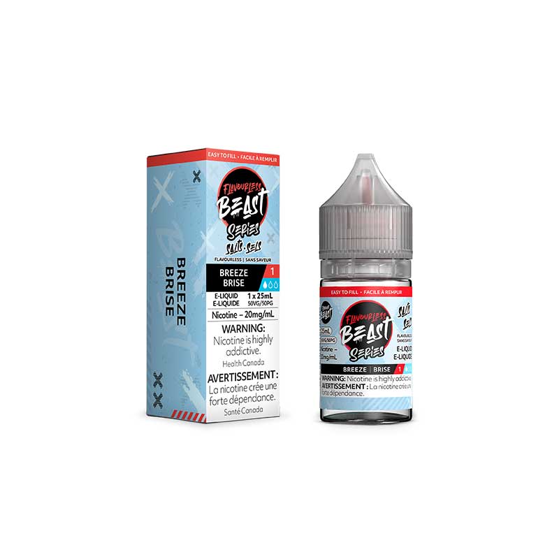Flavourless Beast E-Liquid - Breeze 1 (25mL Salt) (QC) - Bay Vape