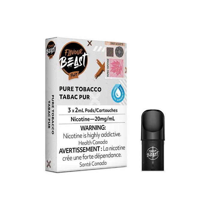 Pack de dosettes Flavour Beast - Tabac pur