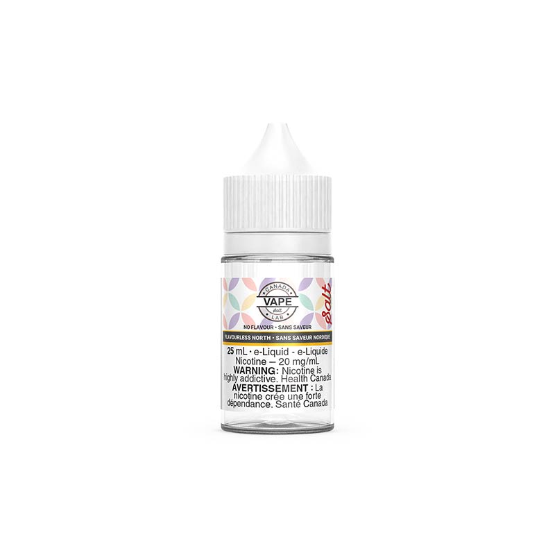 Flavourless North by Canada Vape Lab Salt Shortfilled 25mL (QC)