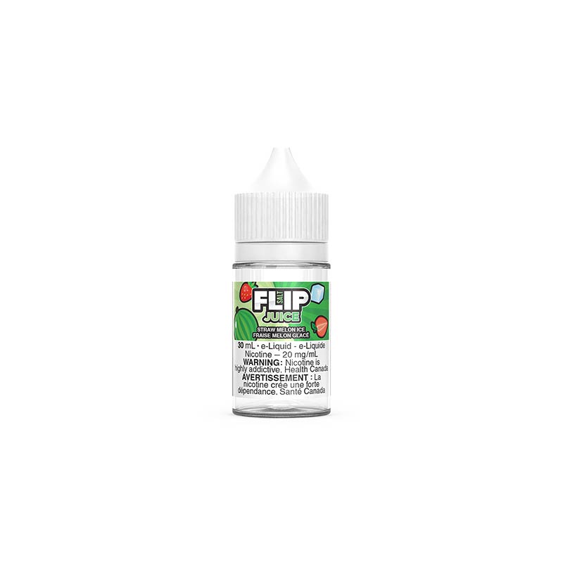 Straw Melon Ice By Flip Juice Salt - Bay Vape Canada