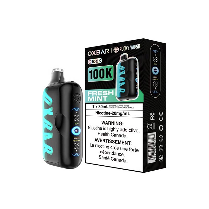 OXBAR G100K Disposable - Fresh Mint - Bay Vape