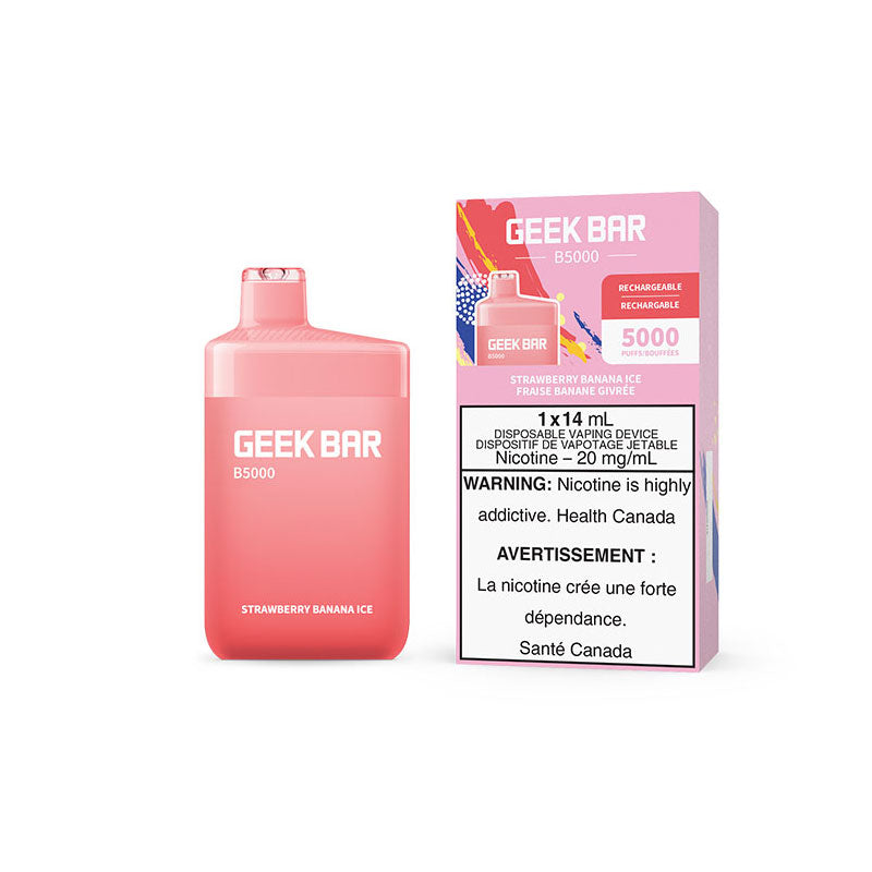 Geek Bar B5000 Disposable - Strawberry Banana Ice