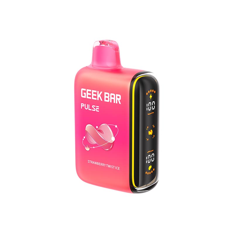Geek Bar Pulse 9000 Disposable - Strawberry Twist Ice (ON) - Bay Vape