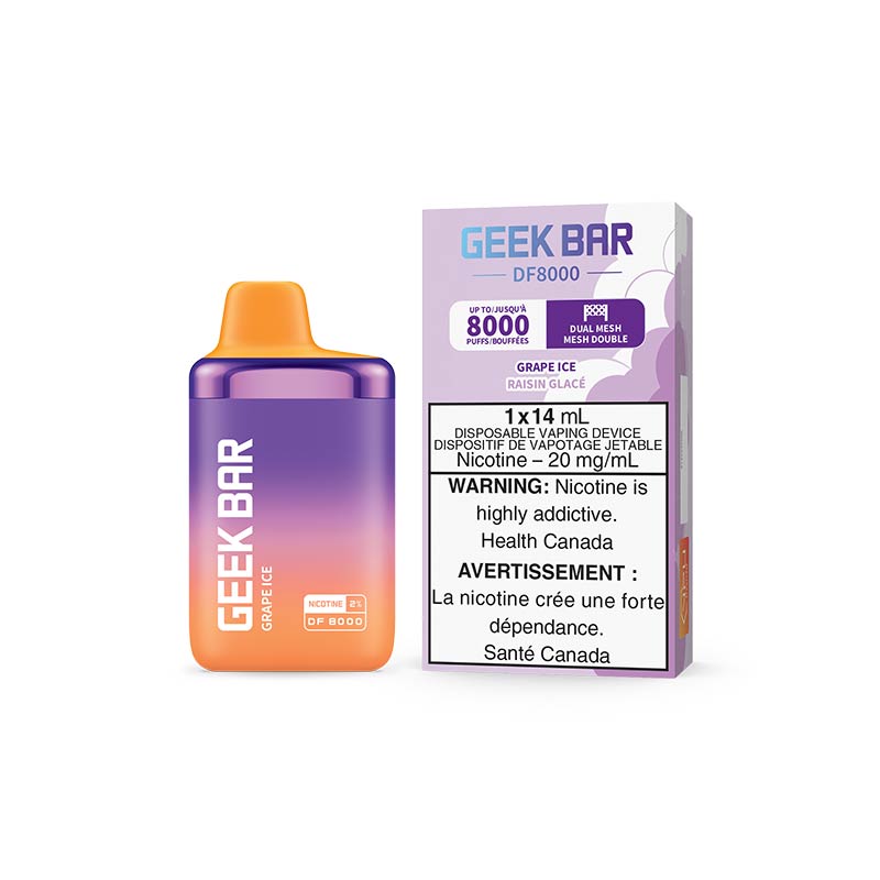 Geek Bar DF8000 Disposable - Grape Ice