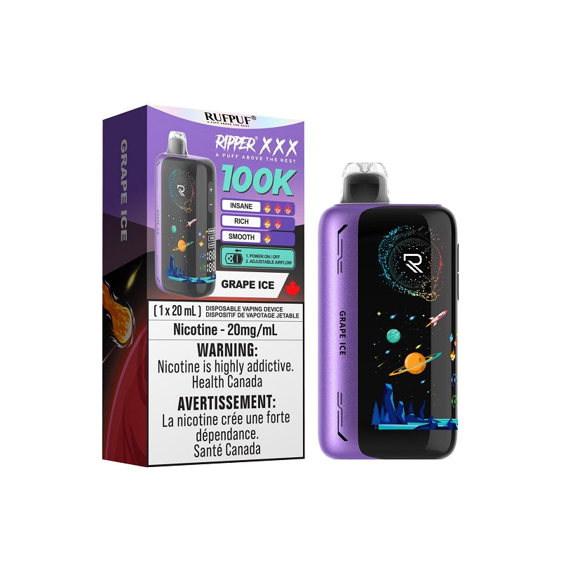 Ripper XXX 100K Disposable - Grape Ice (ON)