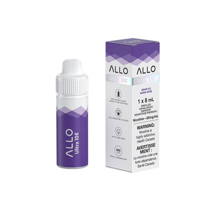 ALLO Ultra 10k Hybrid Disposable - Grape Ice (ON)