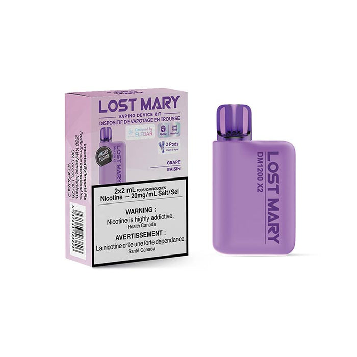 Lost Mary DM1200x2 Jetable - Raisin