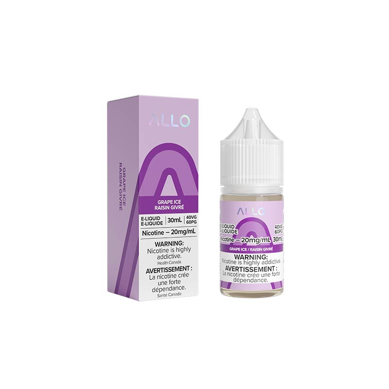 Grape Ice Salt by Allo E-Liquid - Bay Vape Canada