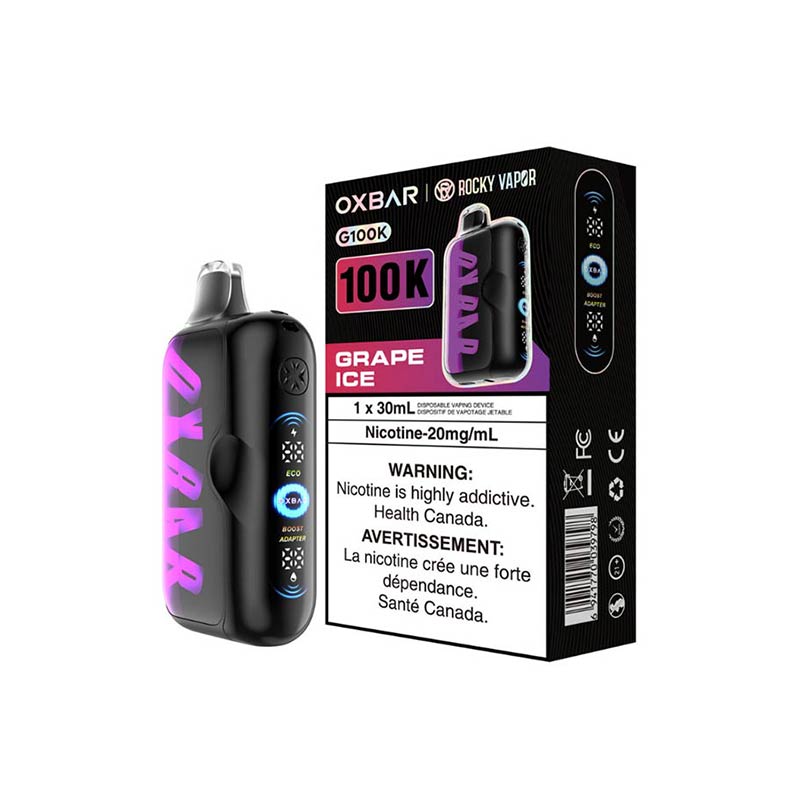 OXBAR G100K Disposable - Grape Ice - Bay Vape