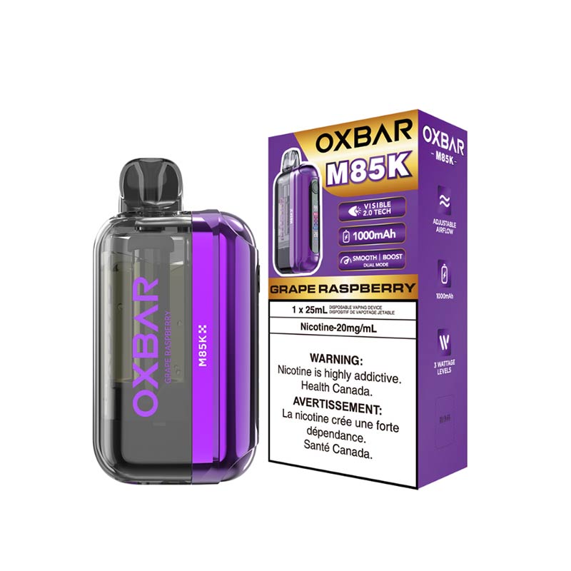 OXBAR M85K Disposable - Grape Raspberry (ON) - Bay Vape