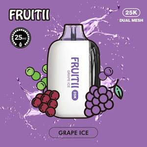 Fruitii 25K Disposable - Grape Ice