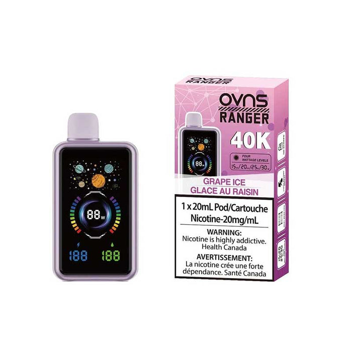 OVNS Ranger 40K Disposable - Grape Ice (ON)