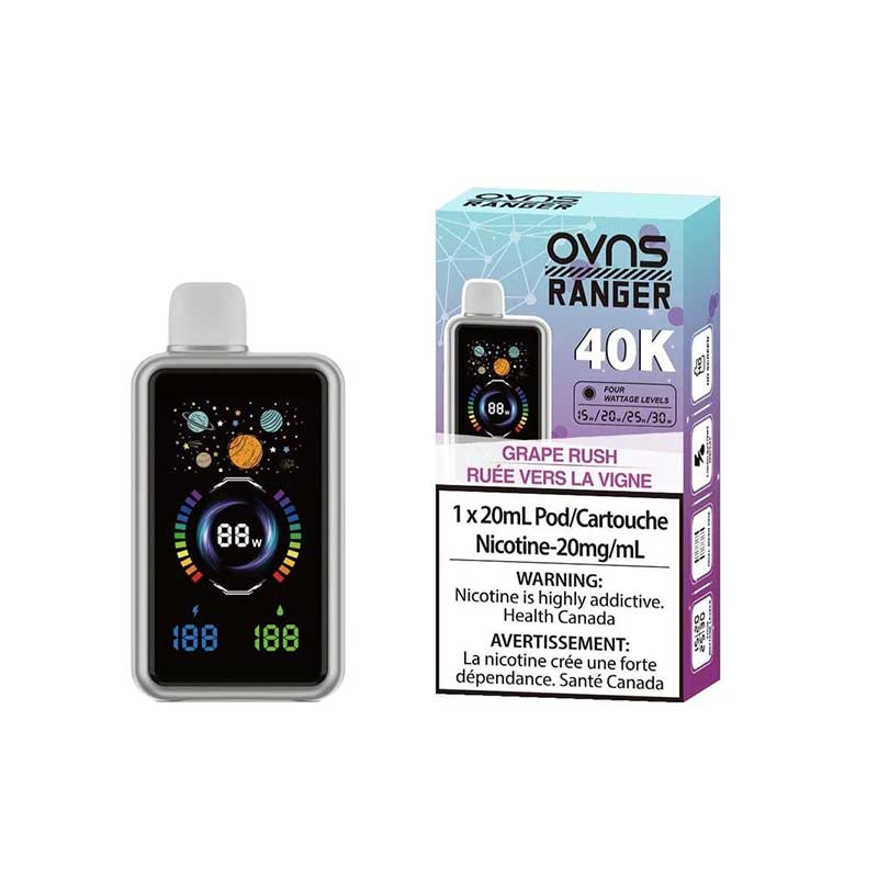 OVNS Ranger 40K Disposable - Grape Rush (ON) - Bay Vape