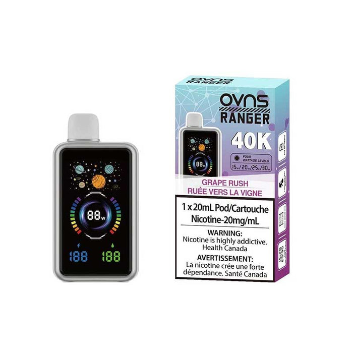 OVNS Ranger 40K Disposable - Grape Rush (ON)