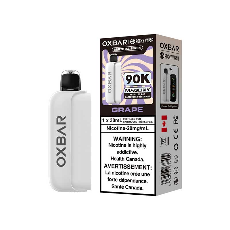 Oxbar Maglink Pre-Filled Pod - Essential Series - Grape - Bay Vape