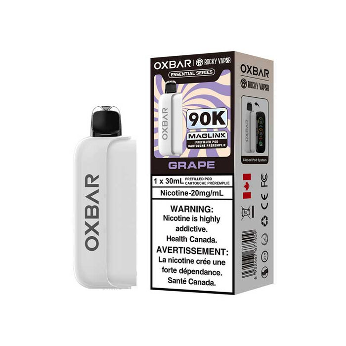 Oxbar Maglink Pre-Filled Pod - Essential Series - Grape (ON)