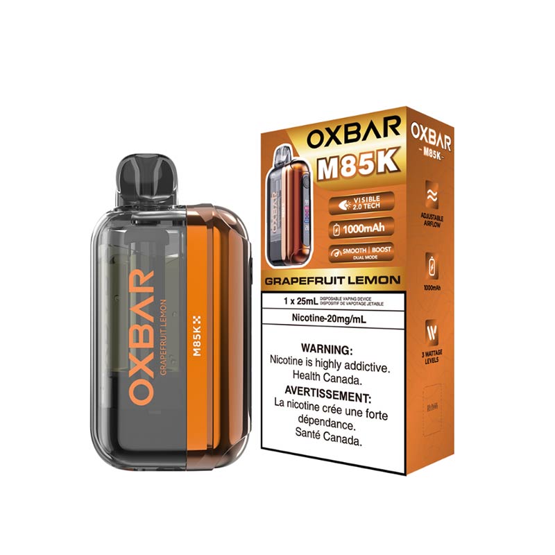 OXBAR M85K Disposable - Grapefruit Lemon (ON) - Bay Vape