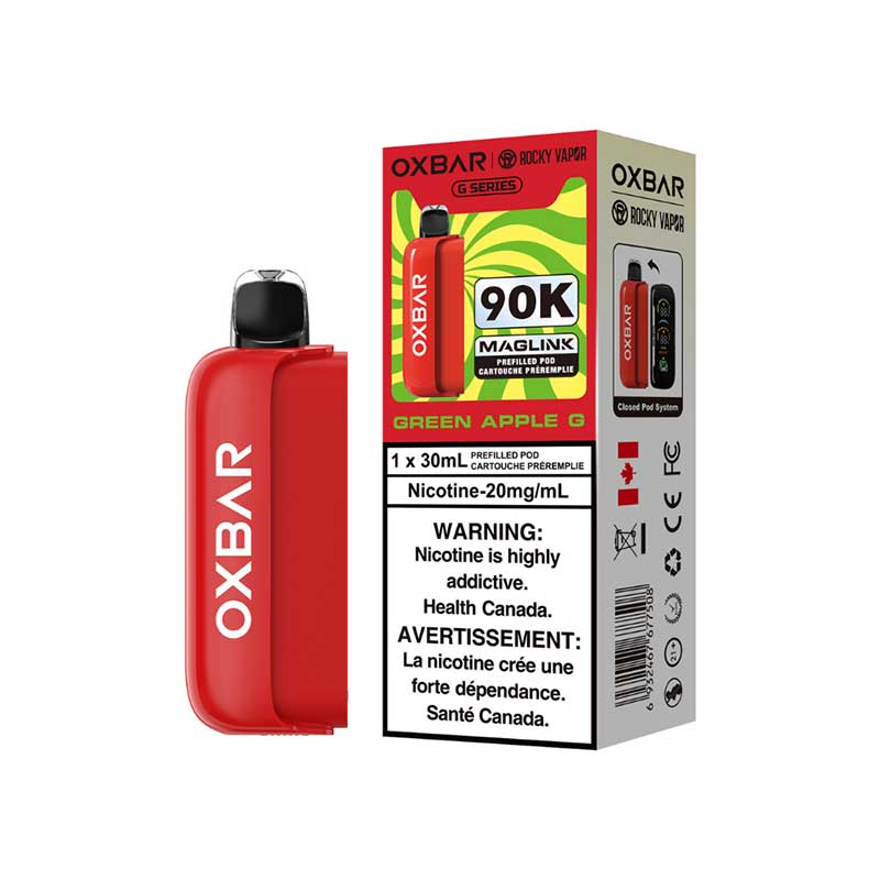 Oxbar Maglink Pre-Filled Pod - G Series - Green Apple G (ON) - Bay Vape