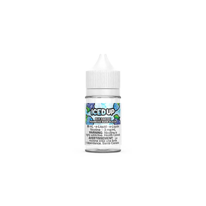 Blue Razz Ice by Iced Up E-Liquid - Bay Vape Canada