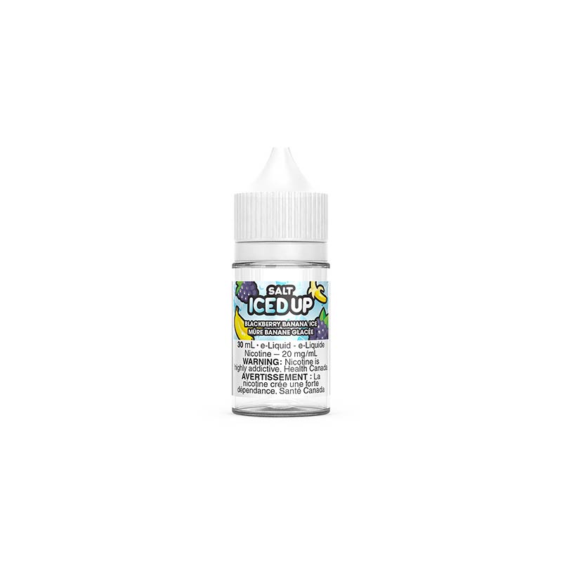 Blackberry Banana Ice by Iced Up Salt Juice - Bay Vape Canada