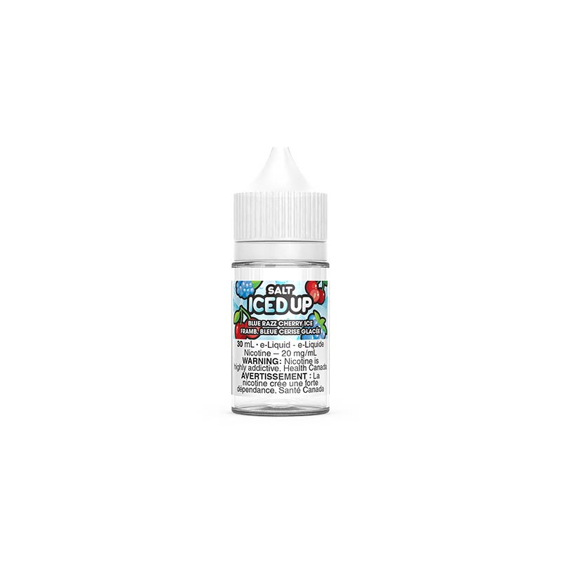 Blue Razz Cherry Ice by Iced Up Salt Juice - Bay Vape Canada