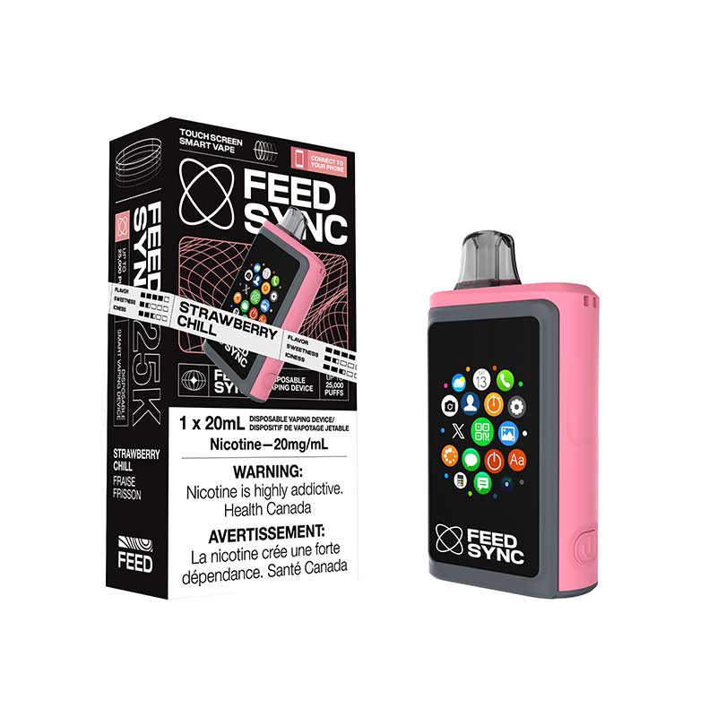 FEED Sync 25K Disposable - Strawberry Chill - Bay Vape Canada