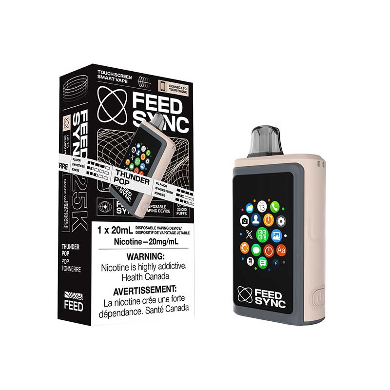FEED Sync 25K Disposable - Thunder Pop - Bay Vape Canada