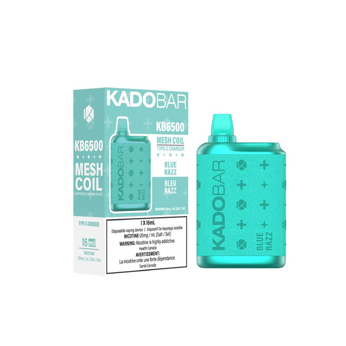 KadoBar 6500 Disposable Vape - Blue razz