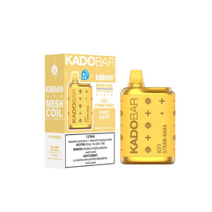 KadoBar 6500 Disposable Vape - Icey Straw-nana