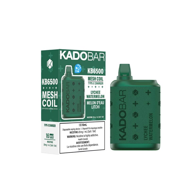 Vape jetable KadoBar 6500 - Litchi Pastèque