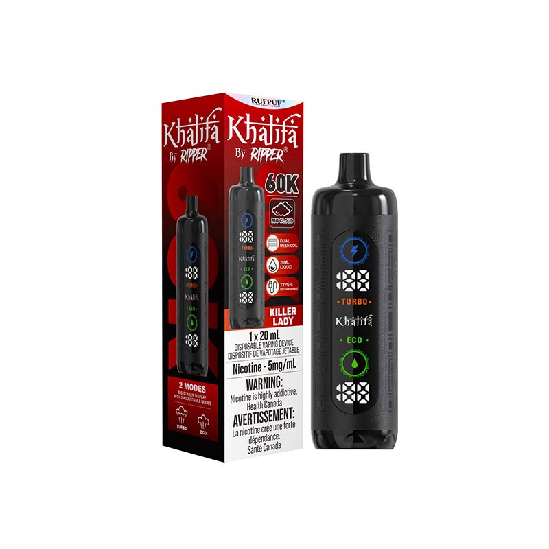 Khalifa Bar By Ripper 60K Disposable - Lady Killer (ON) - Bay Vape