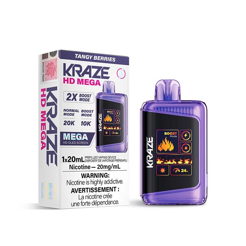 Kraze HD Mega Disposable - Tangy Berries