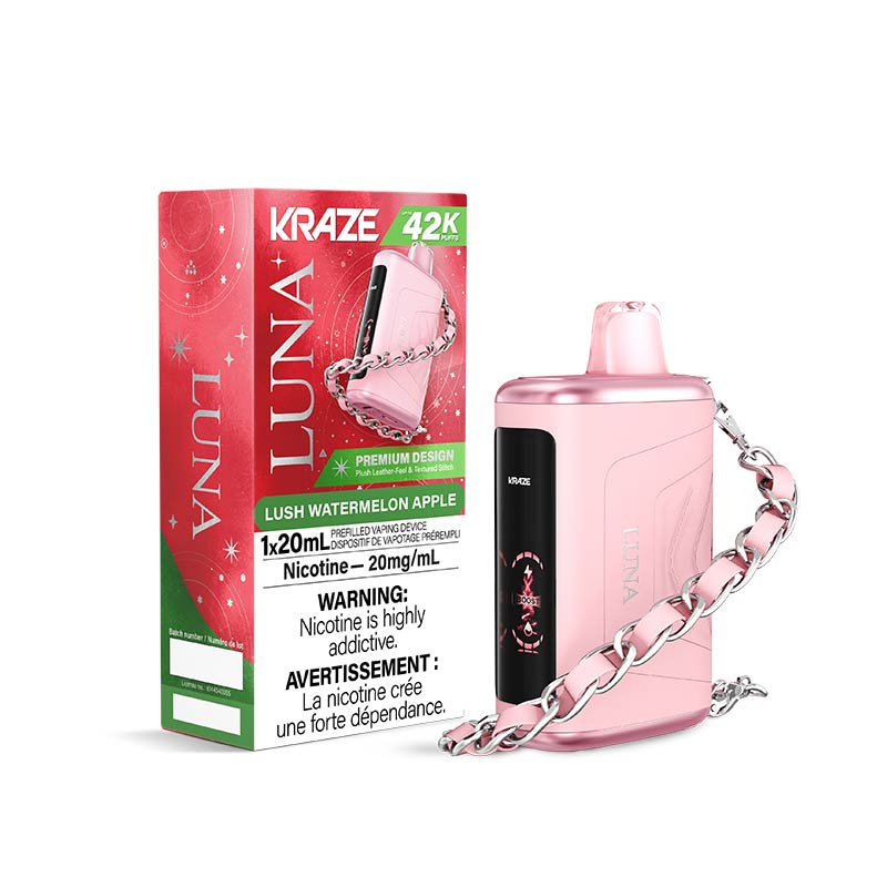 Kraze Luna Disposable - Lush Watermelon Apple (ON) - Bay Vape