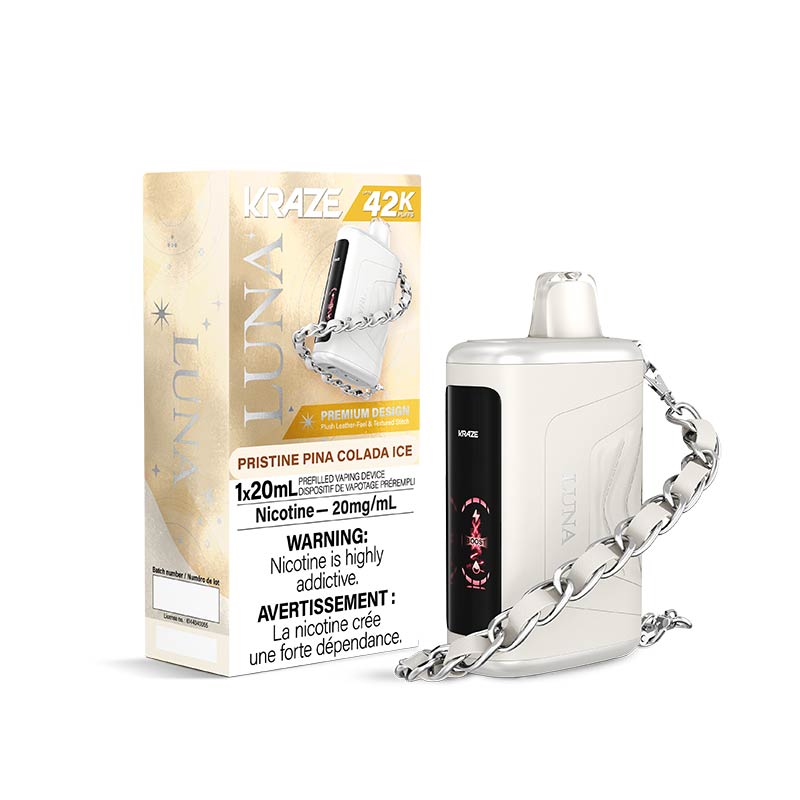 Kraze Luna Disposable - Pristine Pina Colada Ice (ON) - Bay Vape