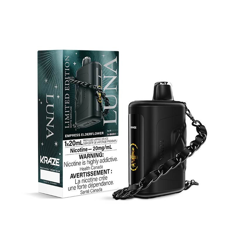 Kraze Luna Disposable - Empress Elderflower Limited Edition - Bay Vape