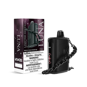 Kraze Luna Disposable - Peach Razz Haze Ice Limited Edition - Bay Vape