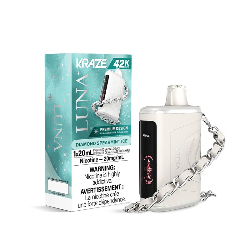 Kraze Luna Disposable - Diamond Spearmint Ice - Bay Vape