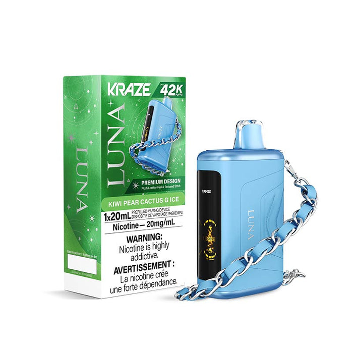 Kraze Luna Disposable - Kiwi Pear Cactus G Ice | Bay Vape Kraze Luna Disposable - Kiwi Pear Cactus G Ice | Bay Vape