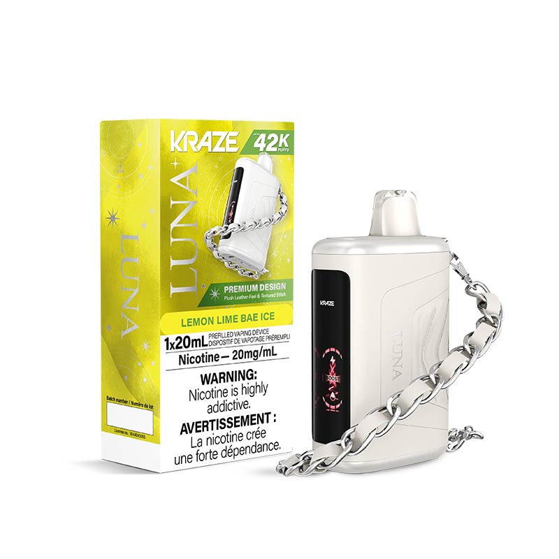 Kraze Luna Disposable - Lemon Lime Bae Ice - Bay Vape