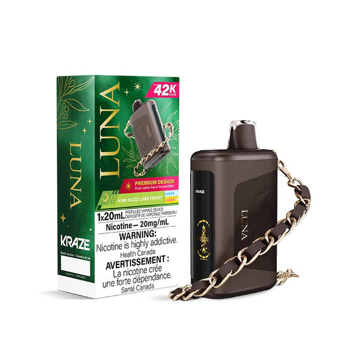 Kraze Luna Disposable - Kiwi Razz Lime Frost (MB)