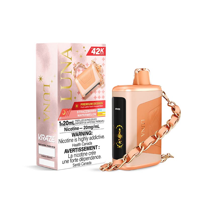 Kraze Luna Disposable - Strazzberry Watermelon (ON) - Bay Vape