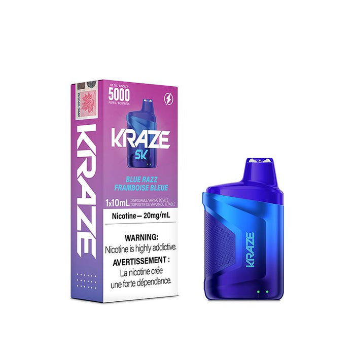 Kraze 5K Disposable - Blue Razz